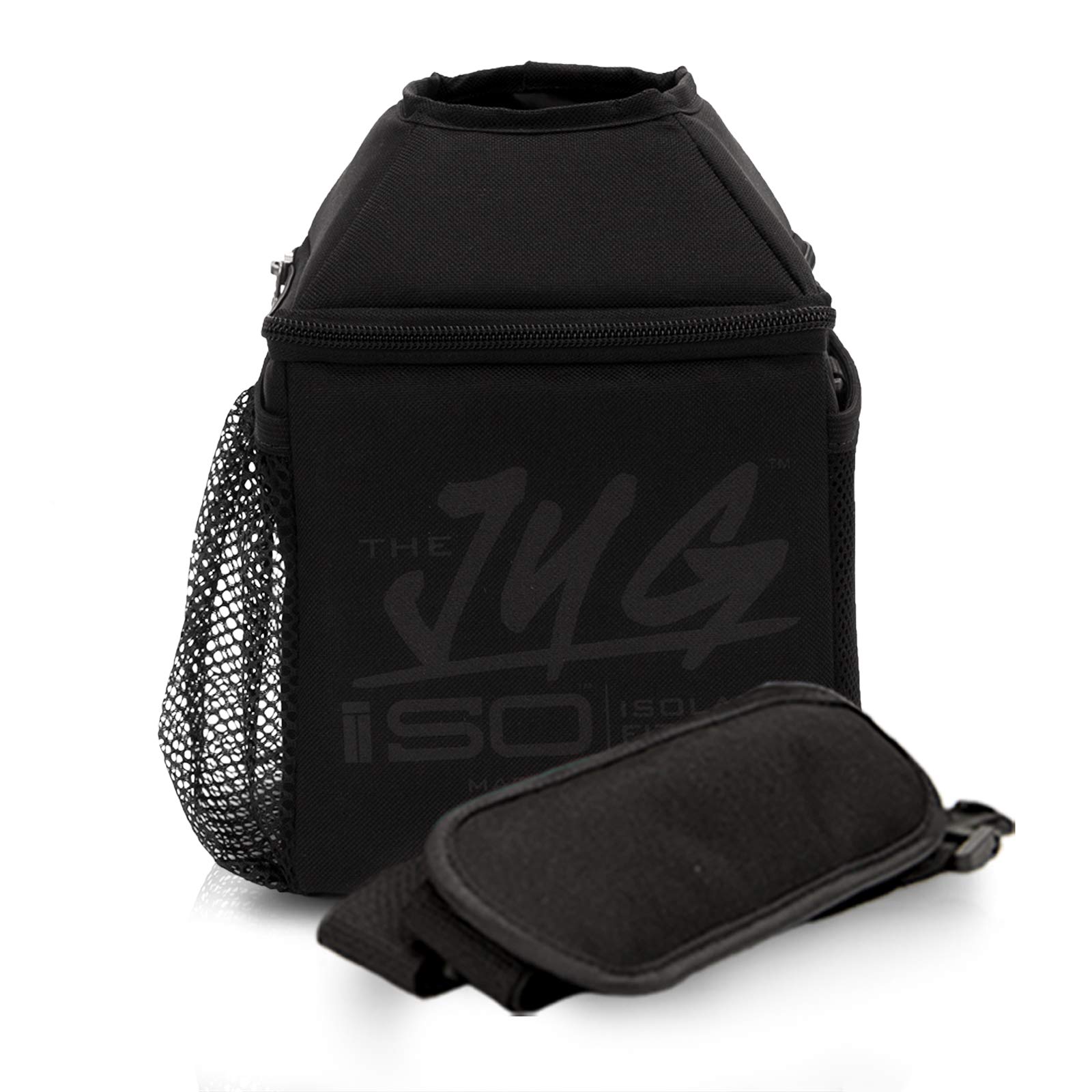 Isolator Fitness ISOJUG Insulated One Gallon Water Jug Holder with ISOBRICK and Shoulder Strap -MADE IN USA (Blackout)