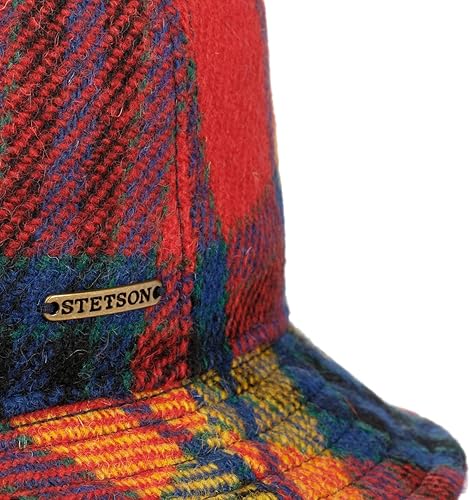 Miniatura 5 de Stetson Harris Tweed Bucket - Sombrero de lana para mujer y hombre, fabricado en Alemania
