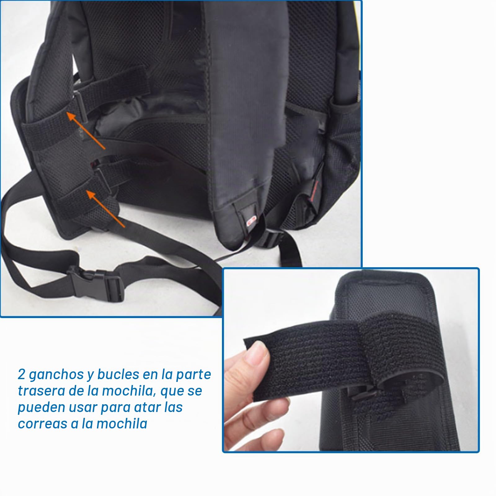 Correa de Soporte Solo para Paraguas Manos Libres para Uso en Mochila, Soporte de Paraguas portátil, se Adapta a la mayoría de Paraguas Plegables
