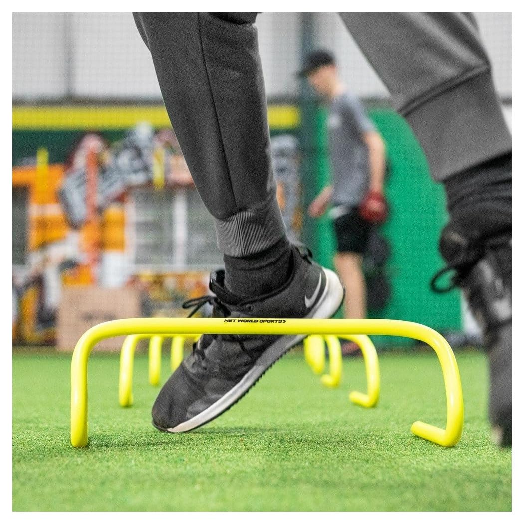 Set di 5 Ostacoli per Allenamento Velocità Forza Agilità Altezza 23 cm