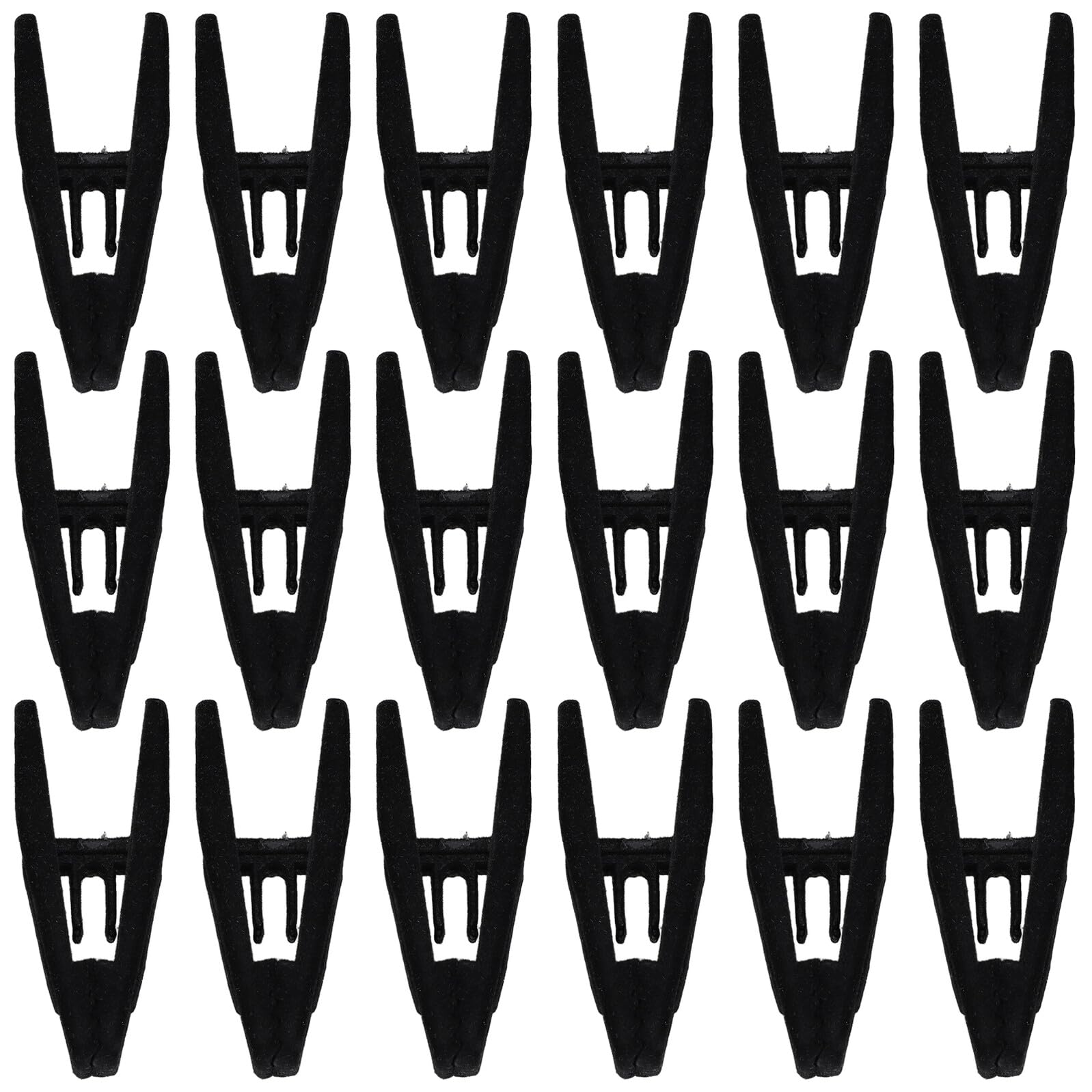 50piezas Pinzas de Terciopelo para Ropa Pinzas Resistentes al Viento para Tendedero Uso Doméstico y Exterior