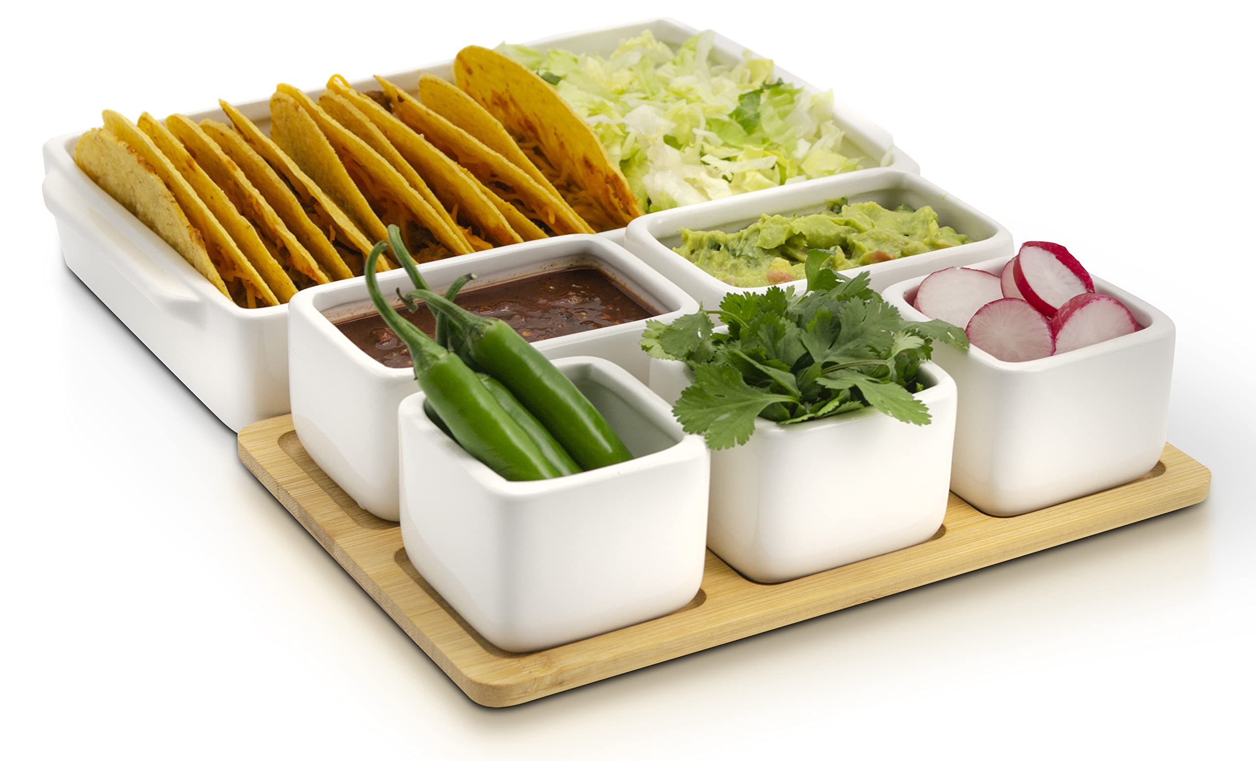 Amazon.com | Eternal Living Appetizer Serving Tray Condiment