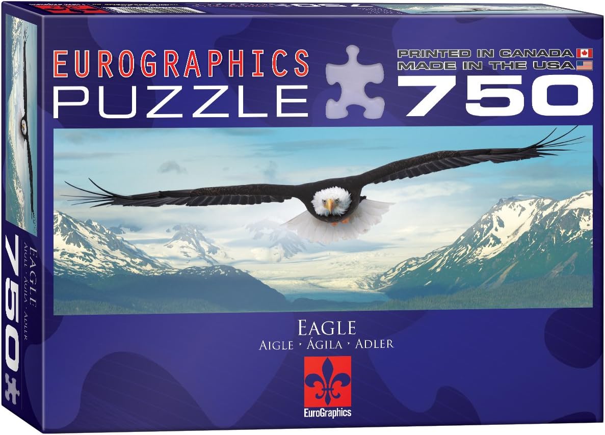 EuroGraphics Eagle Over Mountain Jigsaw Puzzle (750-Piece)