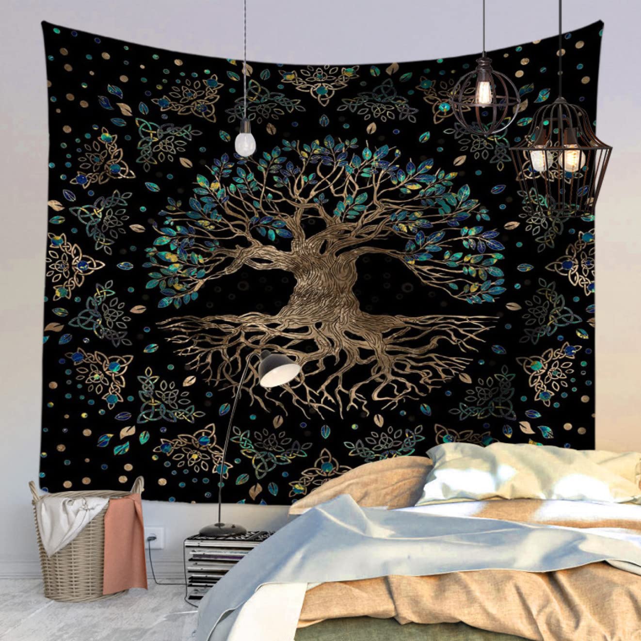 Amazon.co.jp: [KMBIGNK] タペストリー 生命の樹タペストリー