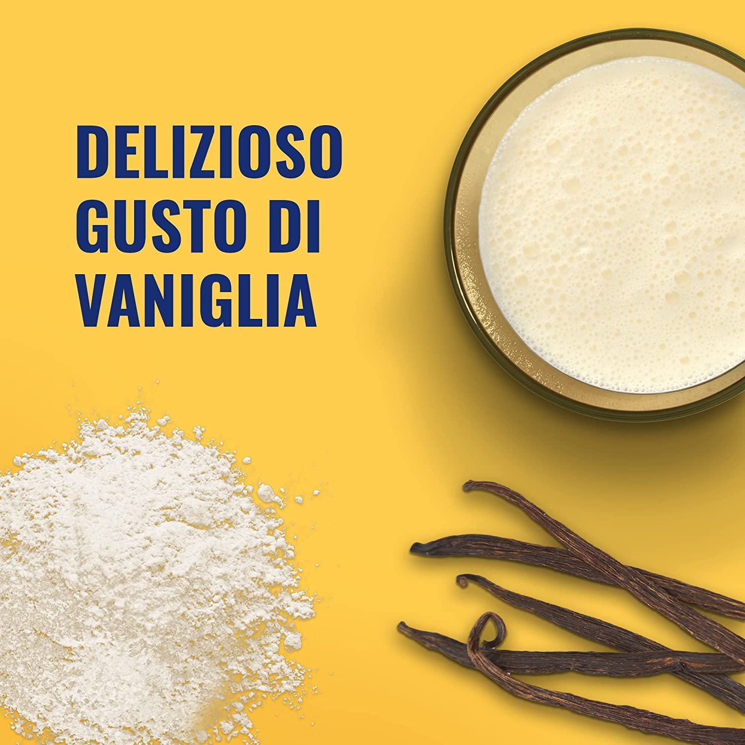 Meritene Forza & Vitalità gusto Caffè, Vaniglia & Cioccolato,bevanda alimentare in polvere Arricchito di Vitamine,Minerali e Proteine | Rafforza il tuo Sistema Immunitario e la Salute delle Ossa
