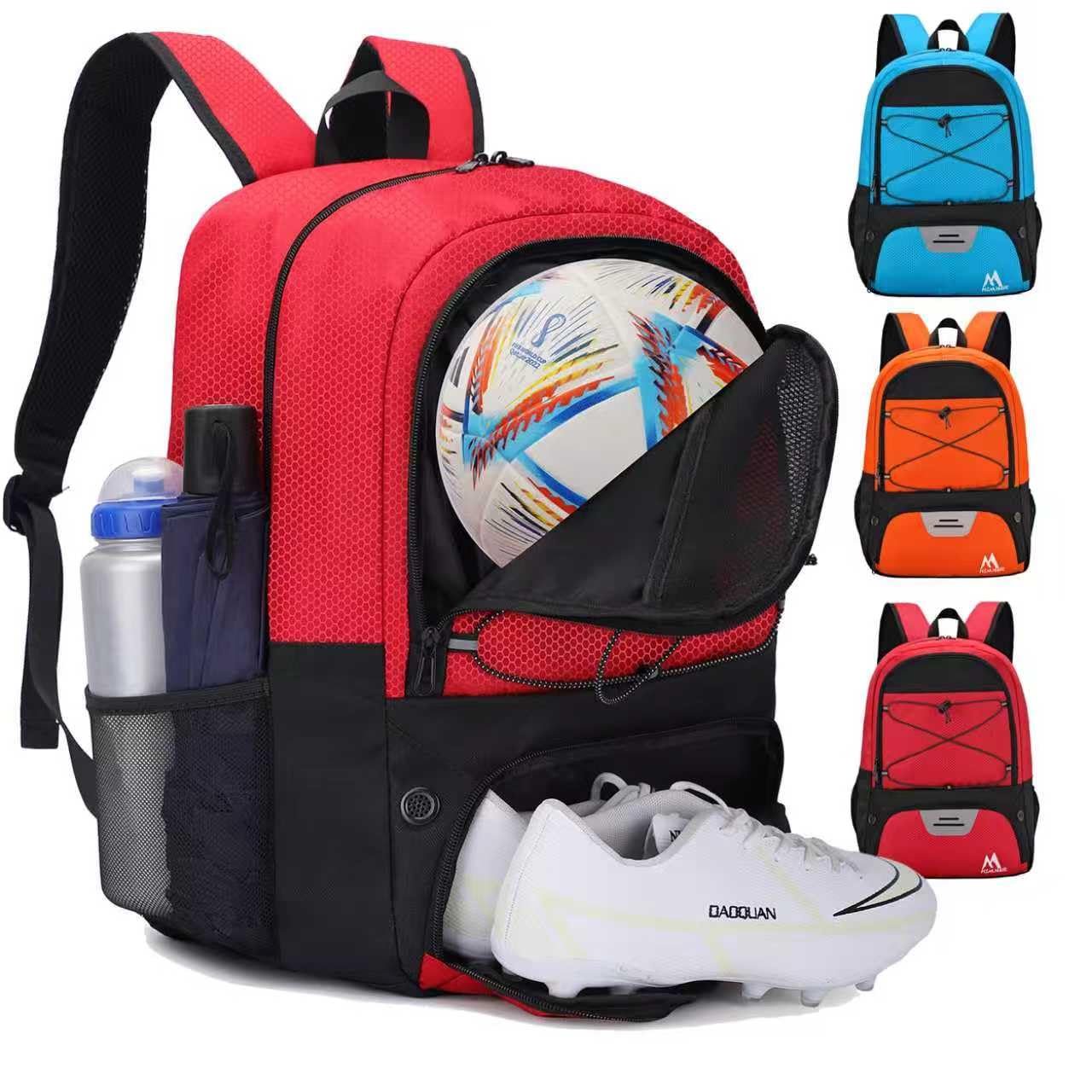 Hsmihair Soccer Bag-Soccer Backpack&Backpack for & Football Volleyball & Basketball,with Ball Compartment and Separate Cleat
