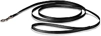 PetSafe Nylon Dog & Cat Leash 3/8" x 6' Black - Durable Training Lead with Padded Grip, Easy-Walk Harness Compatible