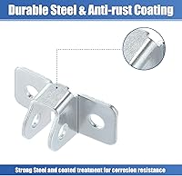 Vista 4 de X AUTOHAUX Juego de 2 soportes de control de puerta y pasador para Jeep Cherokee 1984-2001 55002361 Juego de reparación de conjunto de brazo