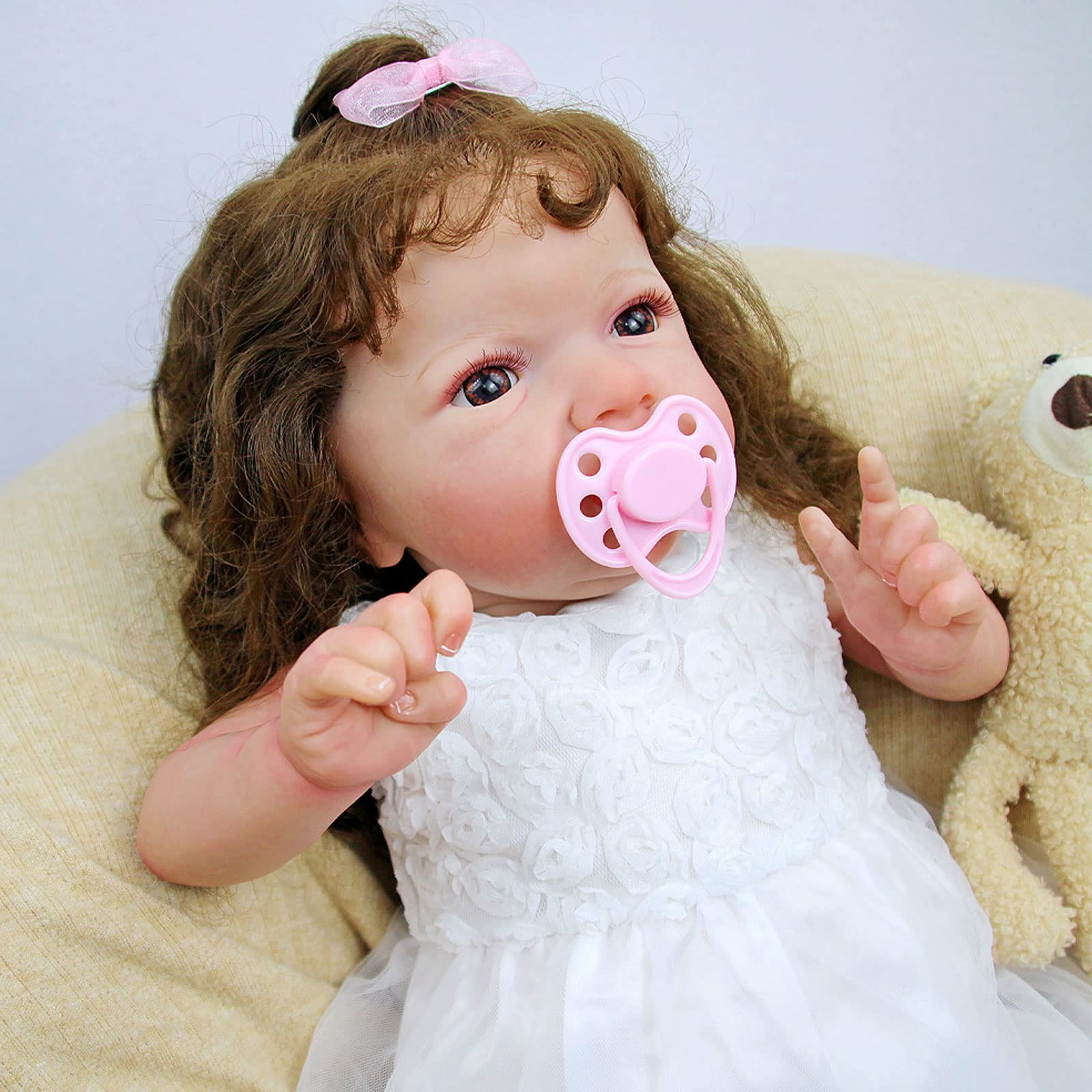 Amazon.co.jp: 22インチ55cmリボーンドールソフトシリコンビニール