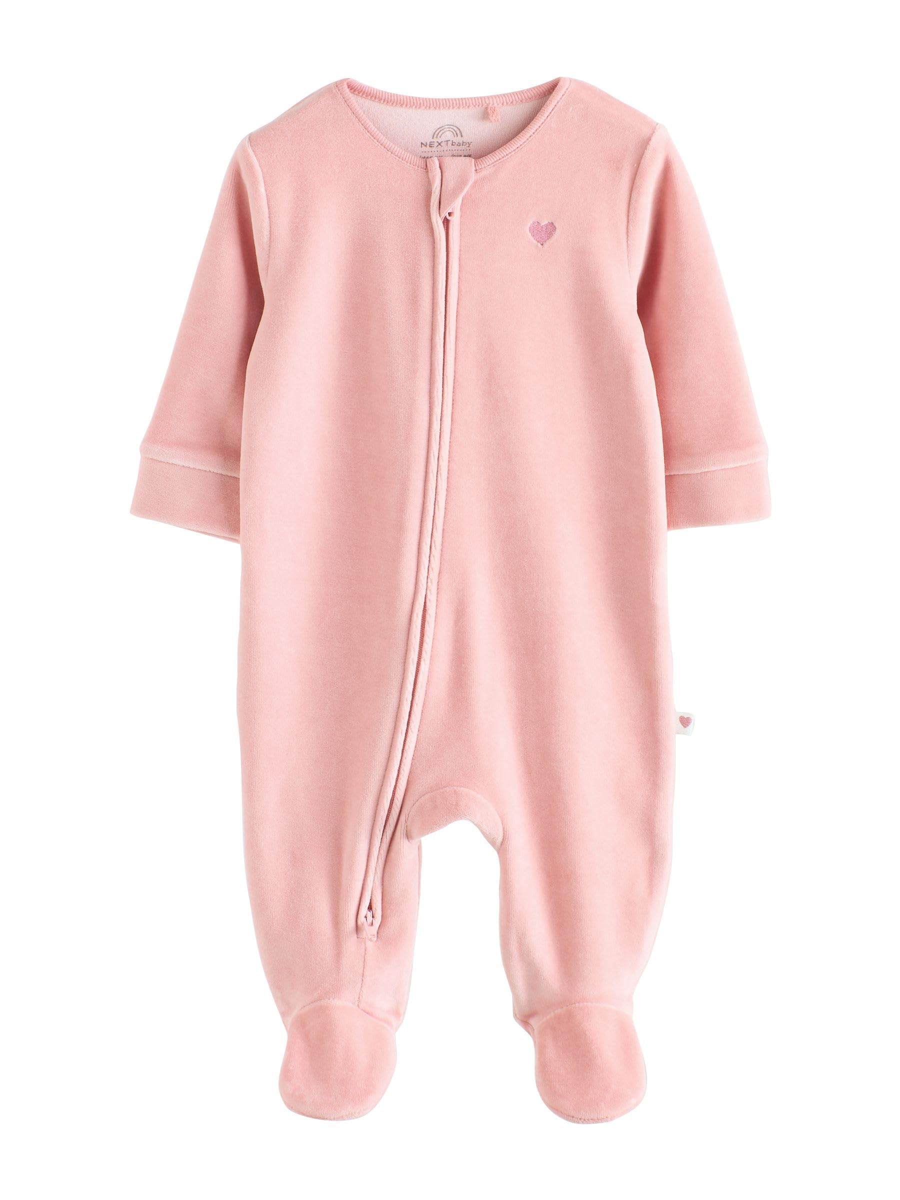NEXT Bambina Confezione da 2 Tutine da Neonati in Velour