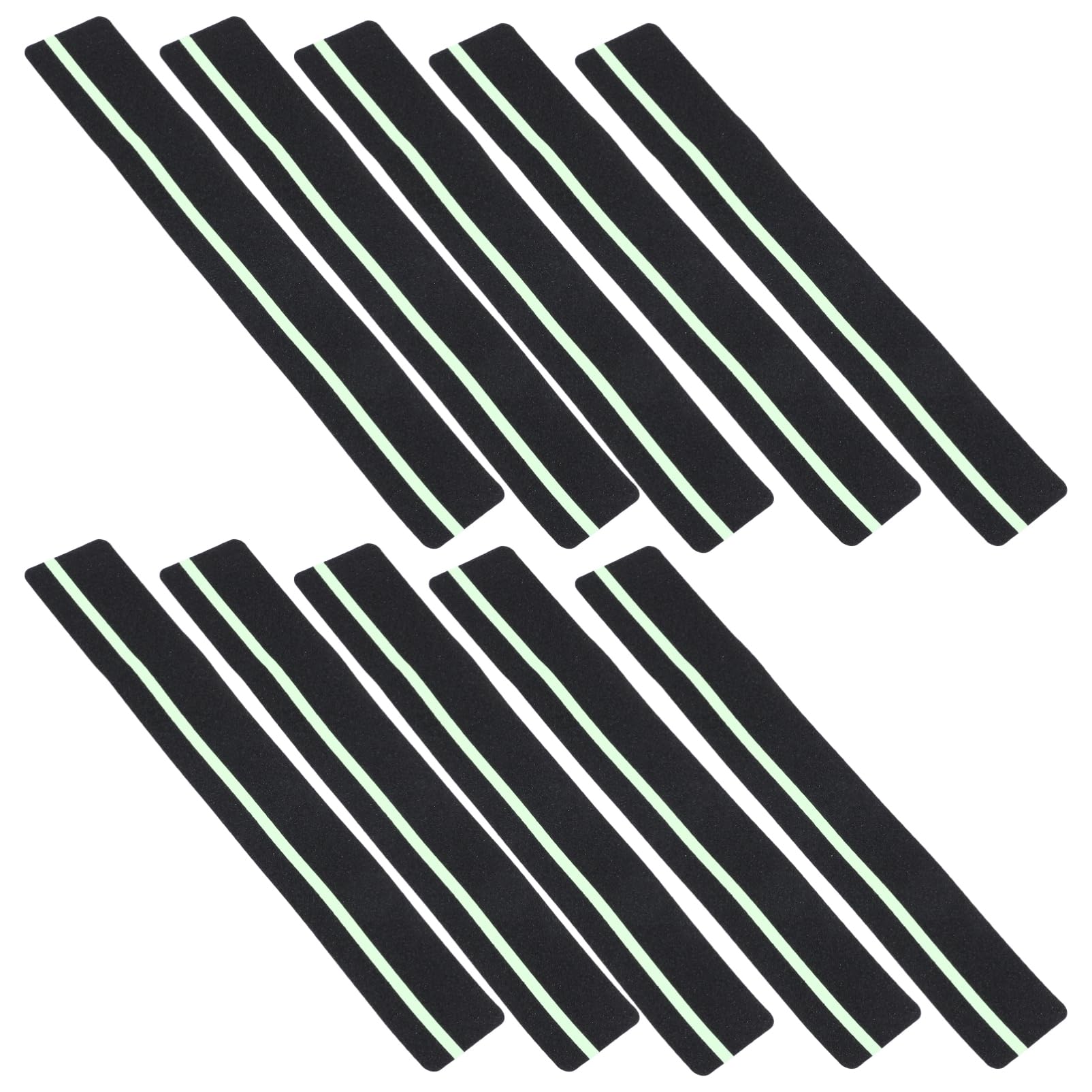 12piezas Tread Antideslizante Para Escaleras Exteriores Tira Reflectante y Resistente La Intemperie Protección Antideslizante Para Pasillos y Escaleras De Madera