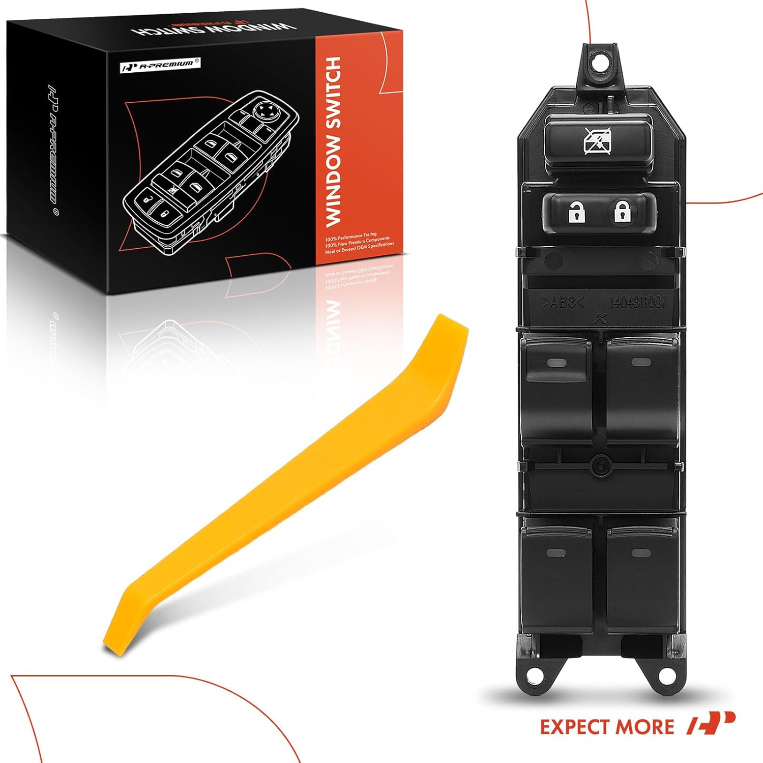 A-Premium Master Power Window Switch Compatible with Lexus ES350 ES300h 2013-2018, Replace# 8404033091
