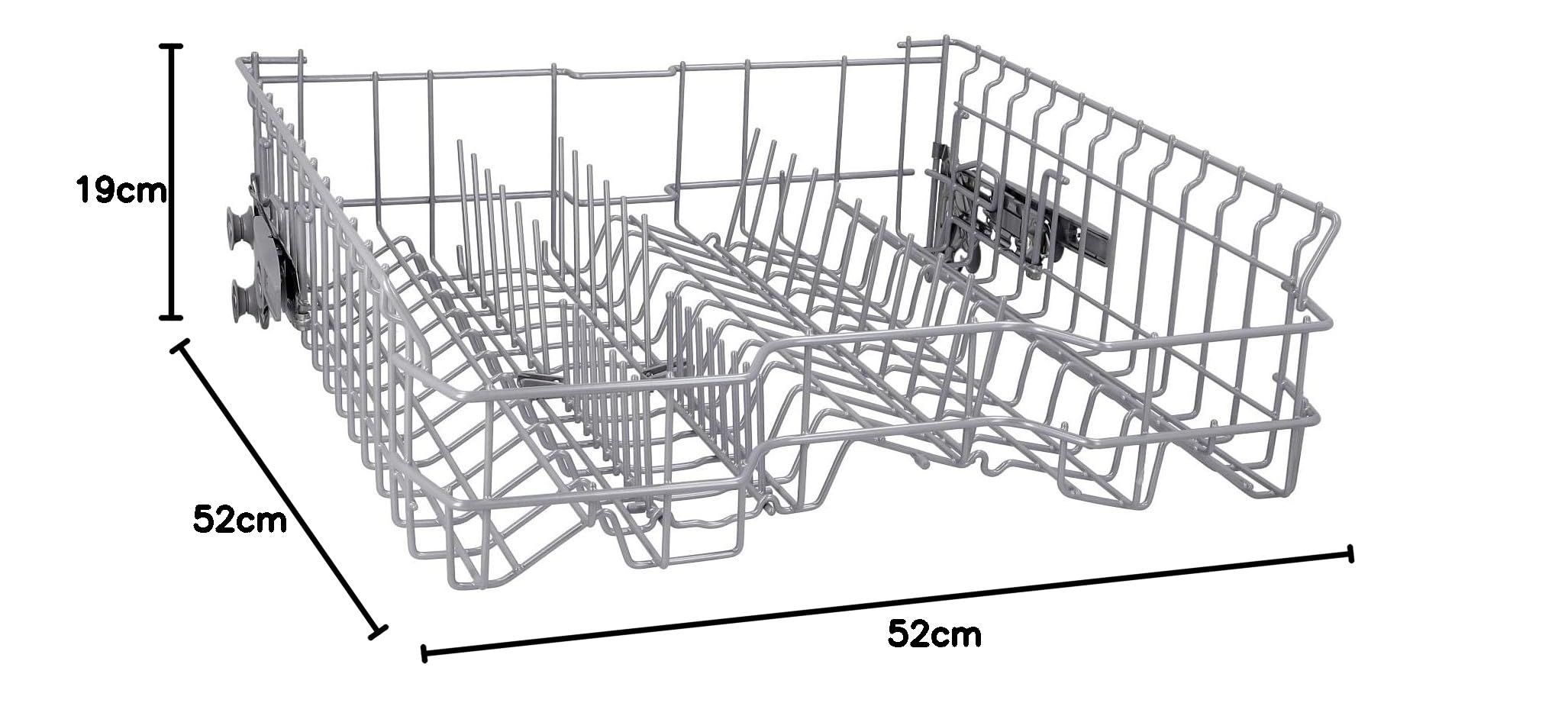 LPPP Cesto superior compatible con Bosch Siemens 20000272 lavavajillas | Cesto superior para Neff Constructa Balay Viva Profilo Pitsos Koenic, 520 x 520 x 185 mm, para lavavajillas