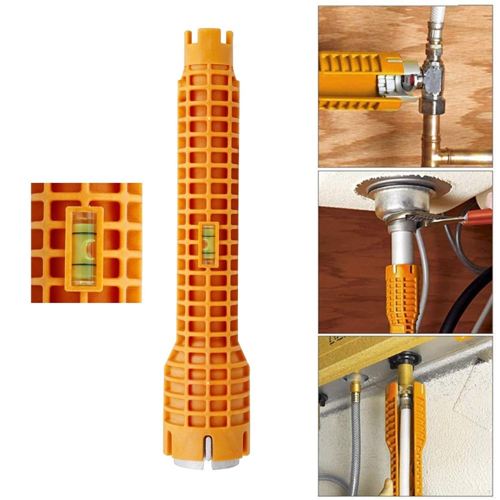Narzędzie sprzętowe klucz hydrauliczny regulowany klucz do rur wodnych instalator zlewu bateria podwójna głowica klucz multitools 360 narzędzia ręczne klucze do rur wodnych
