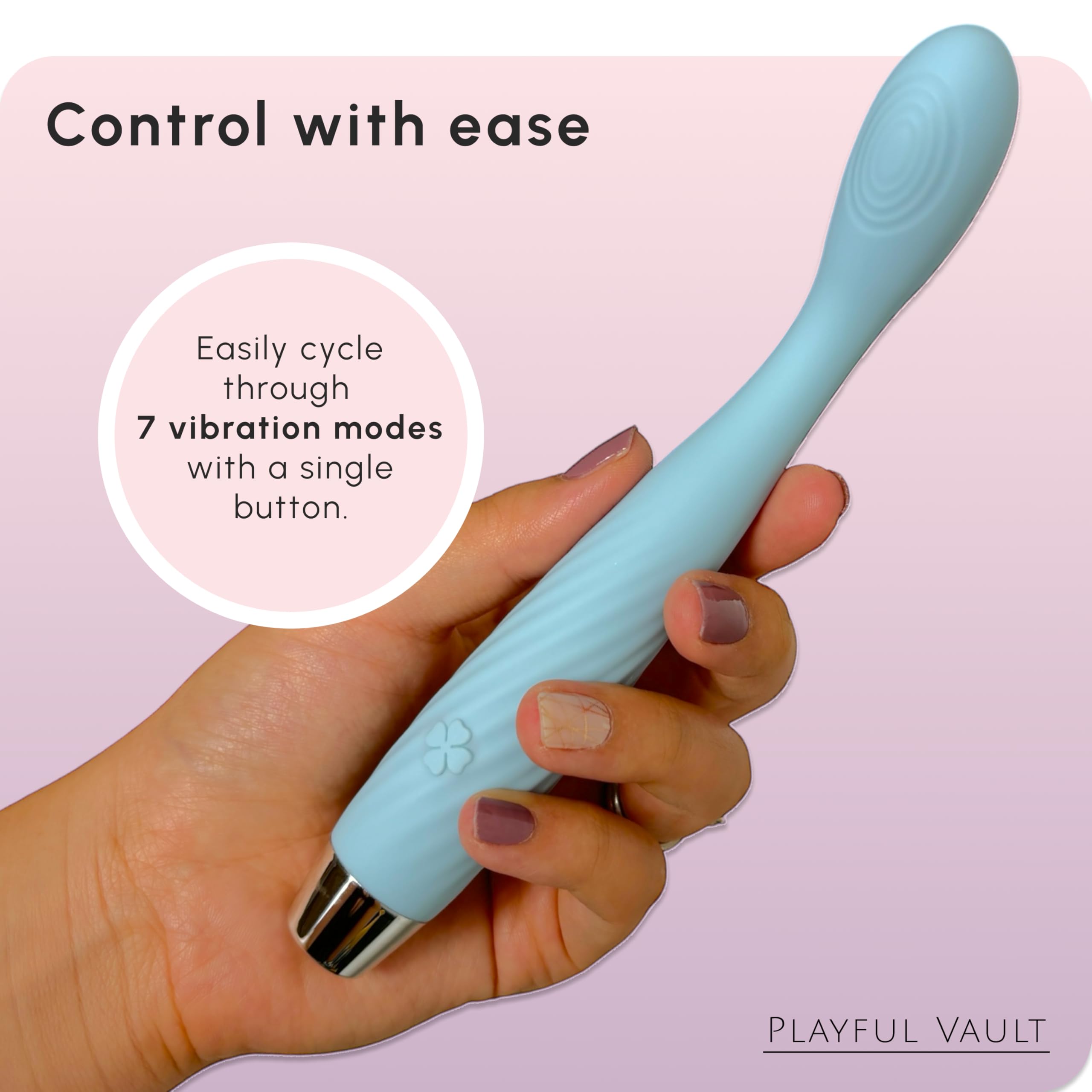 Amazon.com: Luna Vibrator by Playful Vault – 7-Speed Rechargeable