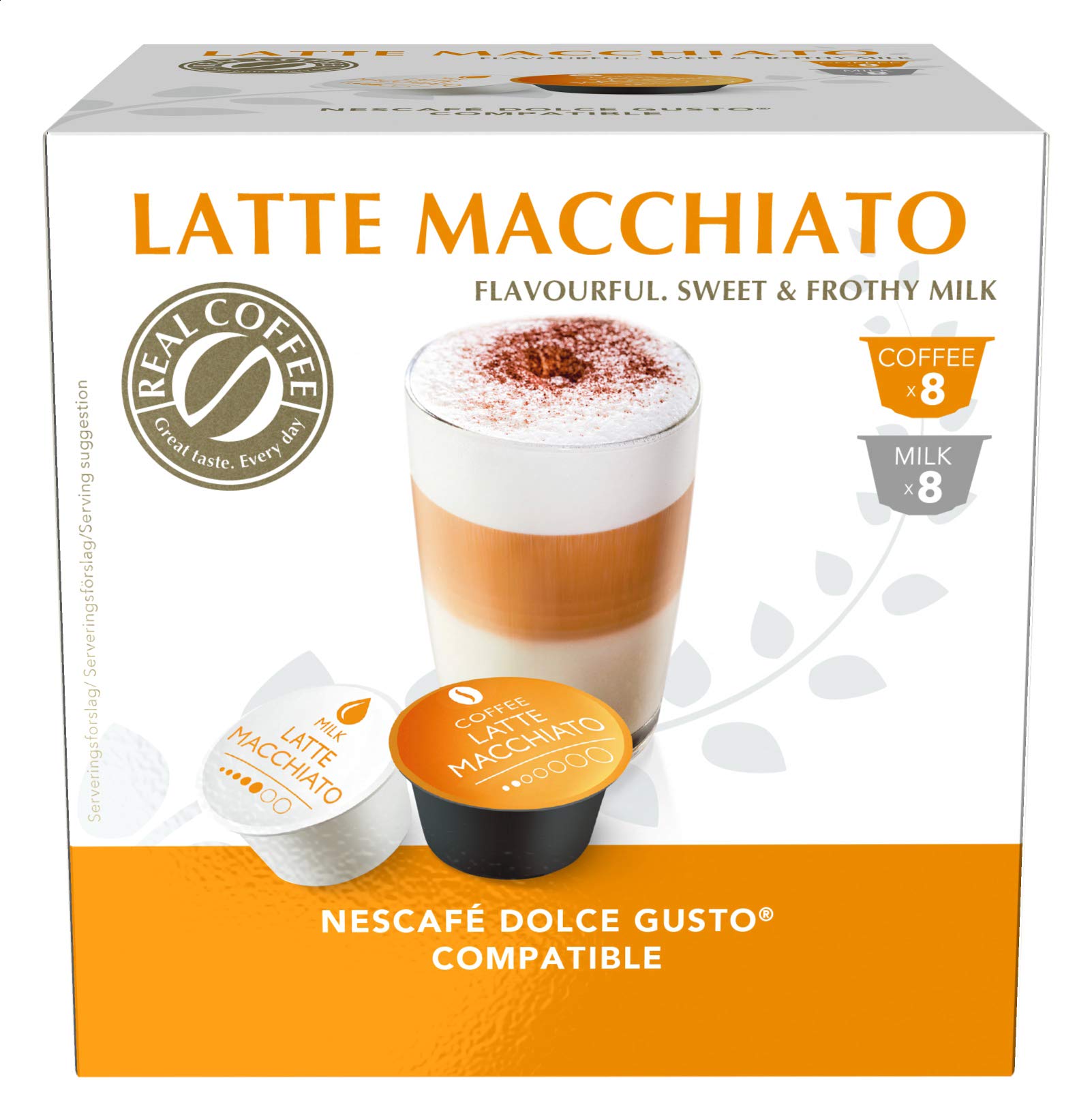Caffe Latte Macchiato, 16 Capsules 
