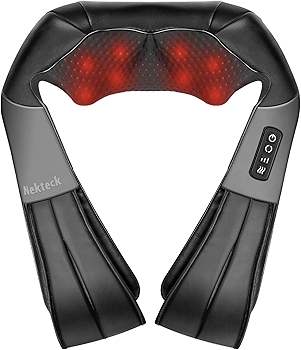 Nekteck Shiatsu Massager with Heat for Back and Neck