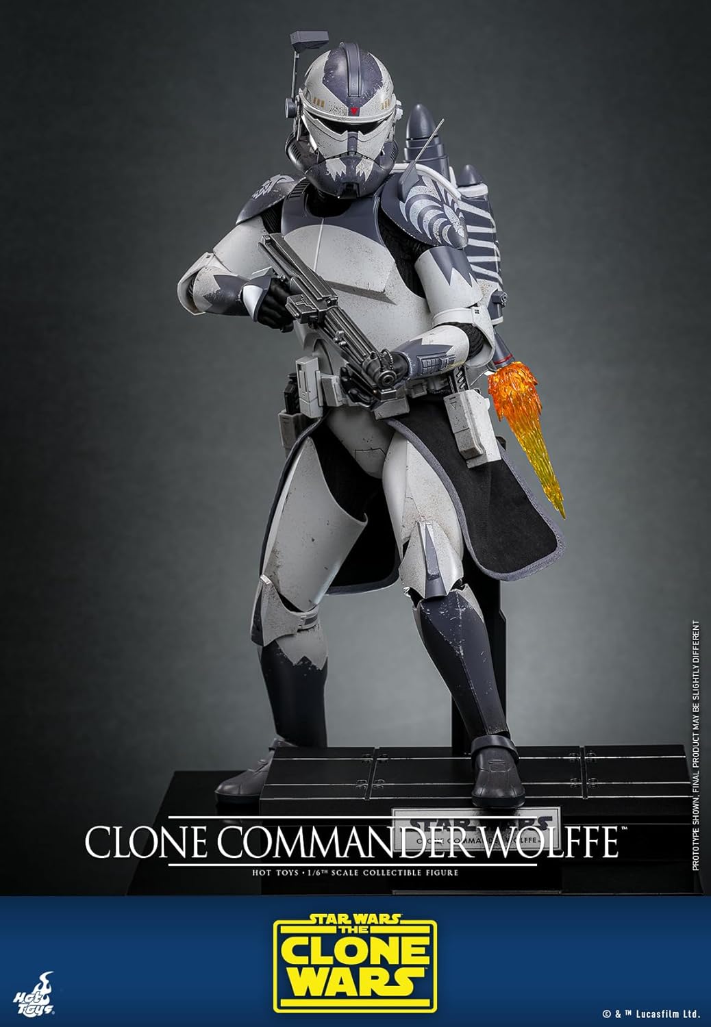 TV Masterpiece Star Wars: The Clone Wars Commander Wolf 1/6 Scale Figure