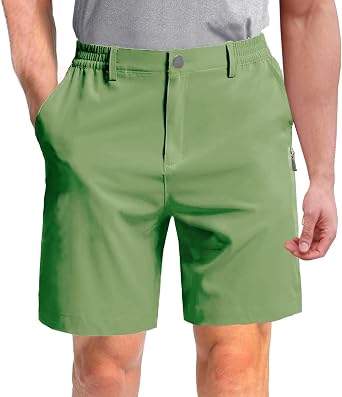 GIISAM Mens Golf Shorts, Lightweight Outdoor Work Shorts with 6 Pockets Quick Dry Breathable Work Shorts