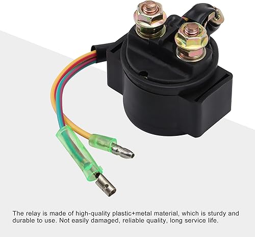 Miniatura 3 de GOOFIT Solenoide de arranque de relé sin tapa para motocicleta ATV Scooter moto de nieve