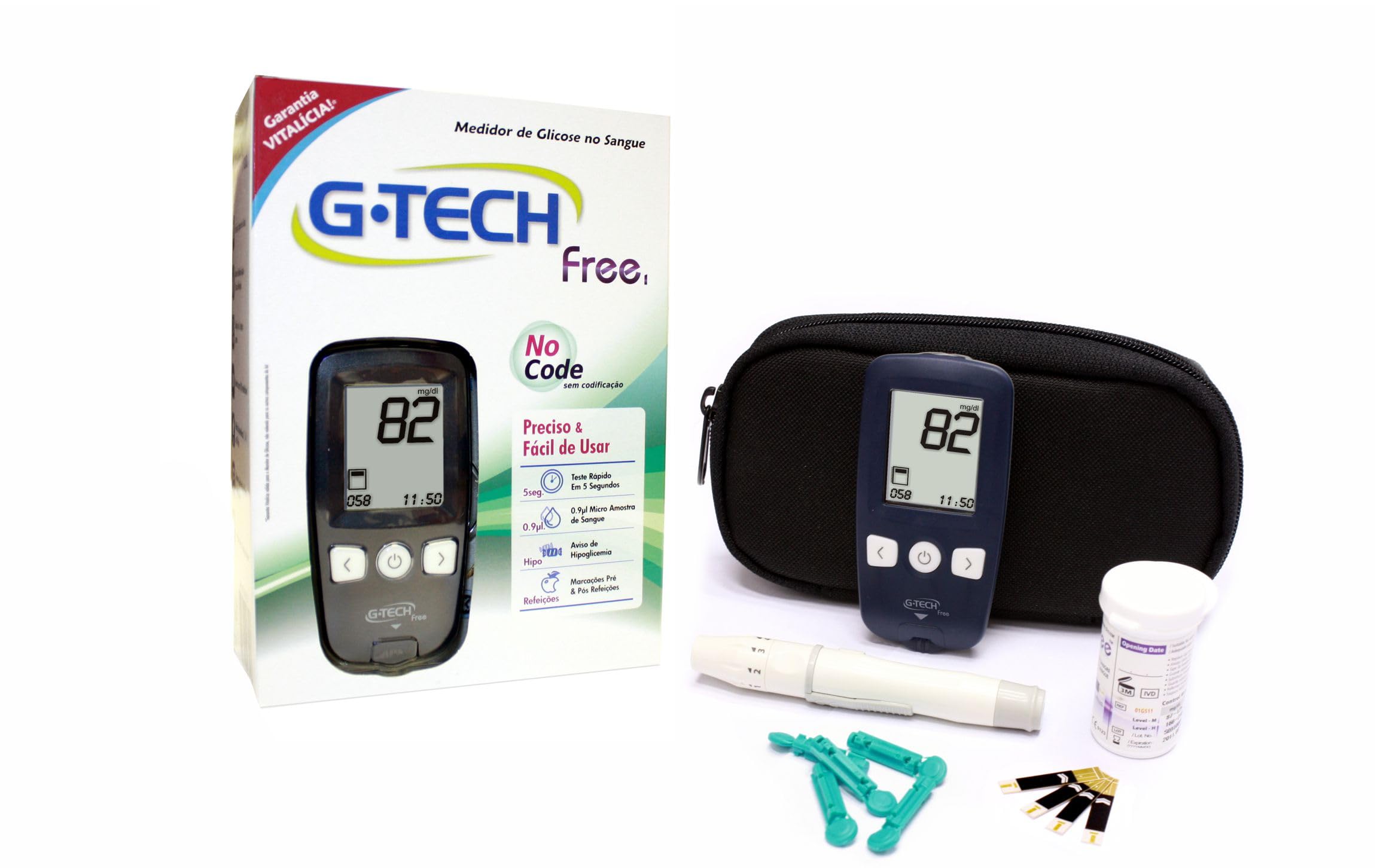 DIABETES 2025: As 5 Novas Fronteiras no Tratamento – De Ossos Fortes ao Cuidado Inteligente (Diretrizes SBD) 13 G-Tech Kit Medidor Glicose Free 1 Completo