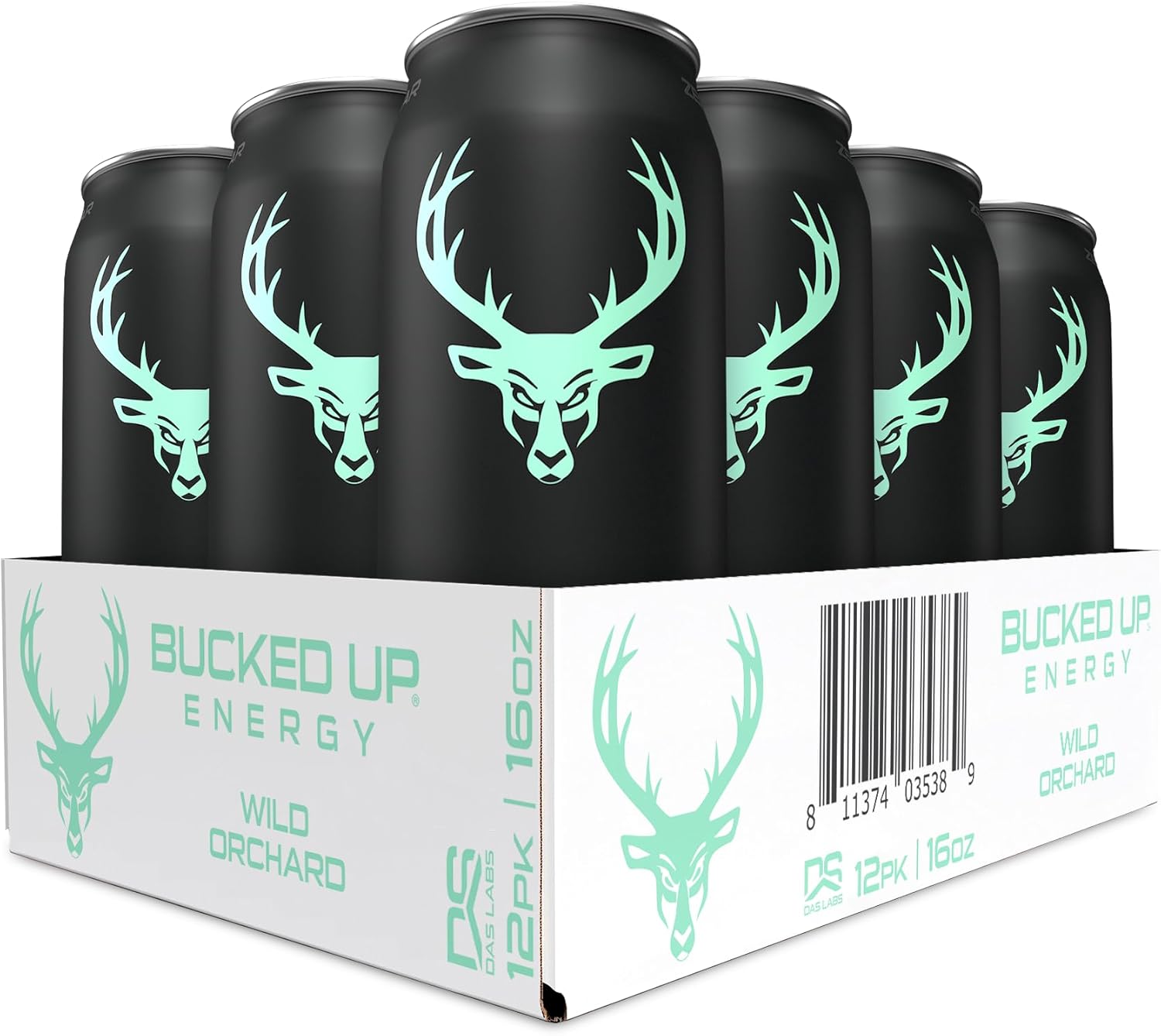 Bucked Up Energy Drink 300mg (Wild Orchard) (12 CT)