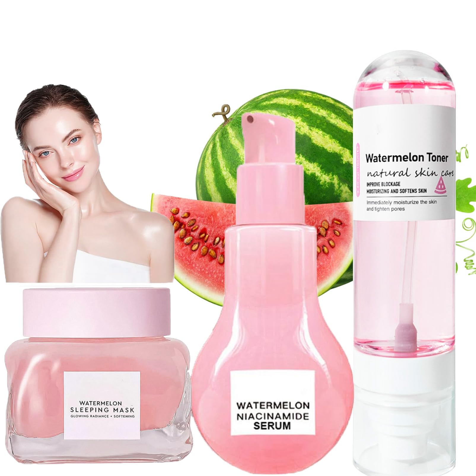 Skincare Set Skin Care Women Watermelon Niacinamide Skincare Sets For