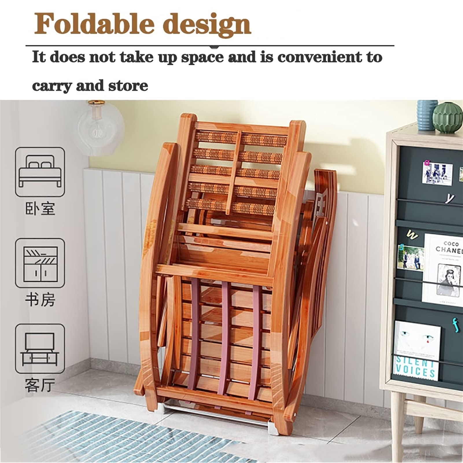 Amazon|ロッキングチェア、折りたたみリクライニングチェア木製 Amazon|ロッキングチェア、折りたたみリクライニングチェア木製