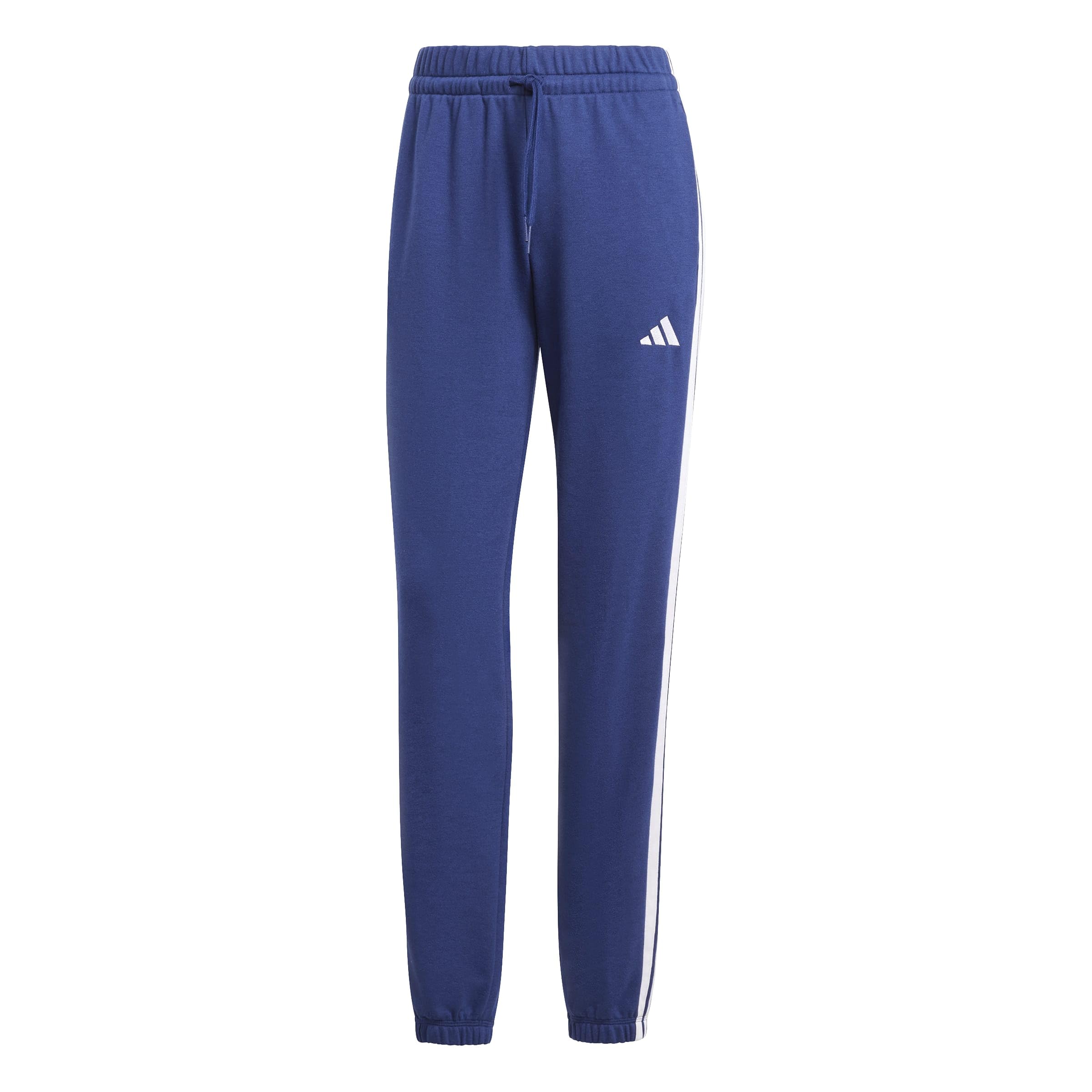 Adidas Women's Bleu French Terry Joggers Essentials 3-Stripes