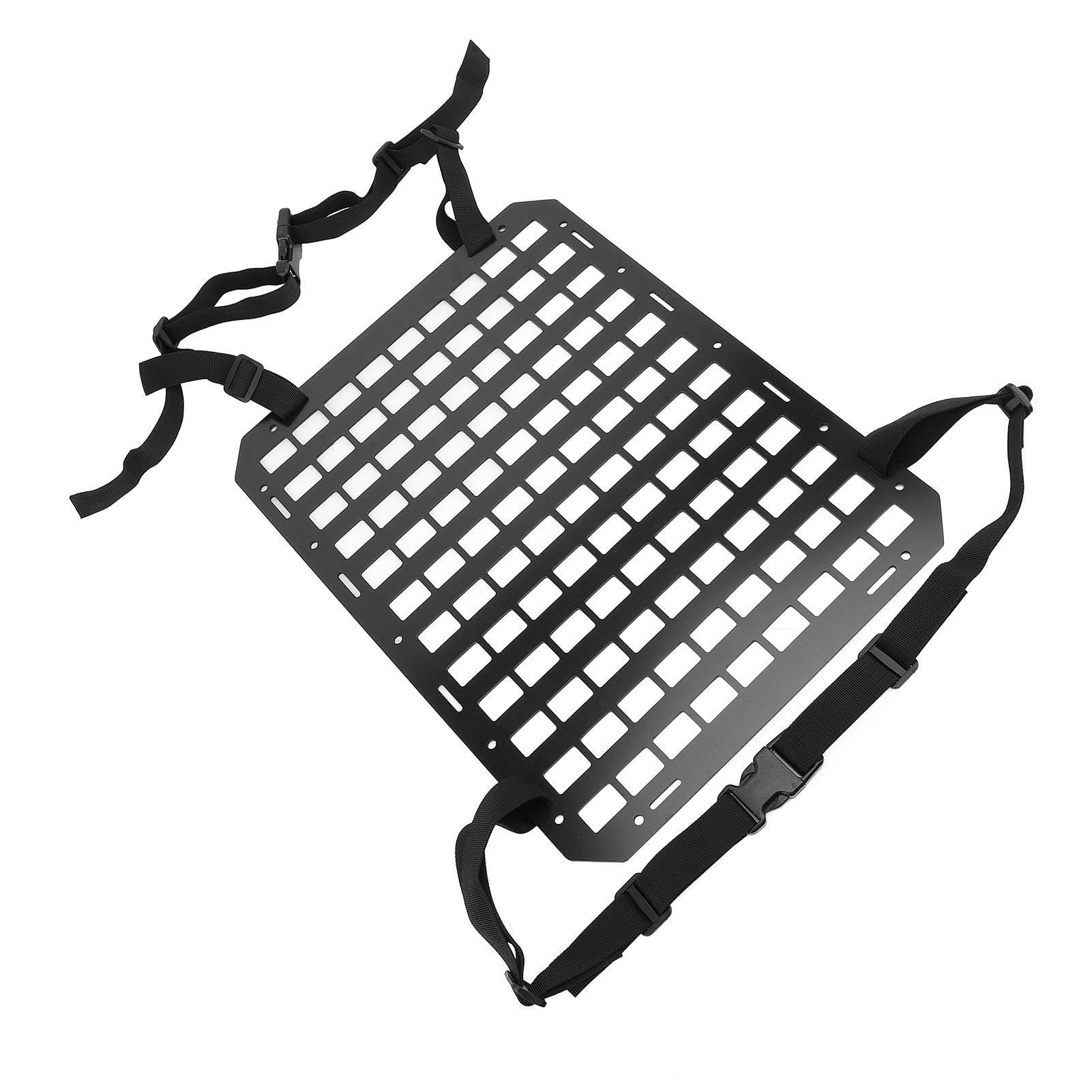 aqxreight Panel MOLLE Rígido Para Vehículo 43x33cm Organizador Trasero Del Asiento Universal Compatible Con Autos Camionetas Y Pickups Diseño Modular Espacioso Y Duradero