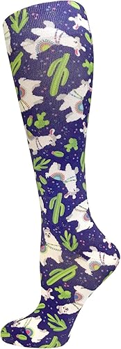 Miniatura 4 de Prestige Medical Nurse Unicorns 15-20 mmHG - Calcetines de compresión para enfermera