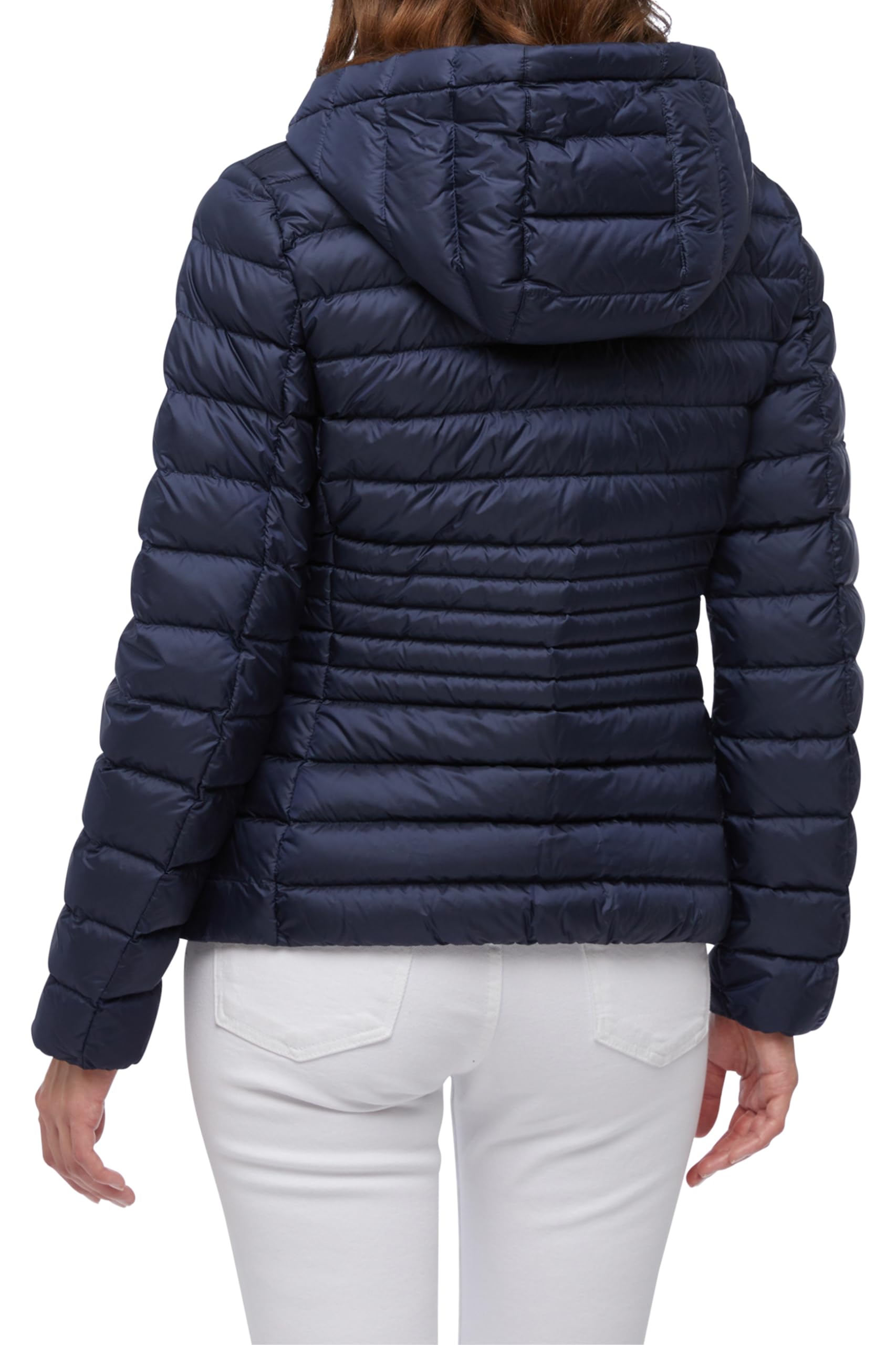 Geox Woman D JAYSEN DOWN Jacket NAVY BLZER_38, granatowy blezer, 32