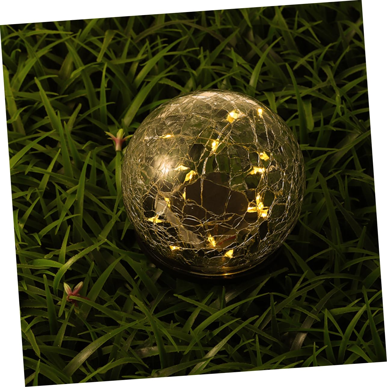 BESTonZON Led Solar Landscape Ball Lamp Waterproof Garden Decorative Light for Pathway Solar Garden Decorations