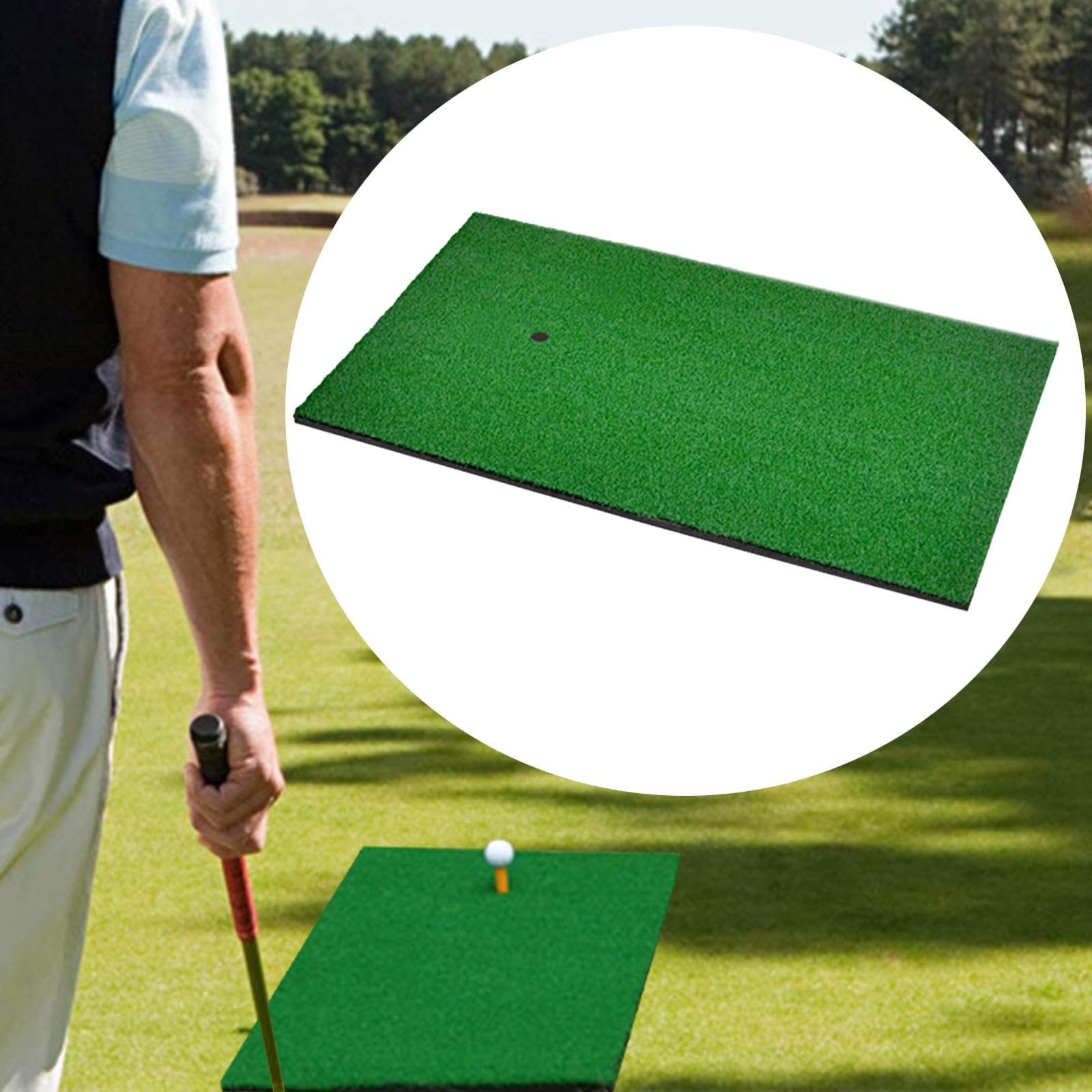 Colcolo Tapis de Jeu de Golf, Tapis de Chipping, Frappe de Golf, pour Améliorer Les Compétences, Aide à L'entraînement sur Gazon, Pratique pour Adultes, d'exercice de Golf Intérieur et Extérieur