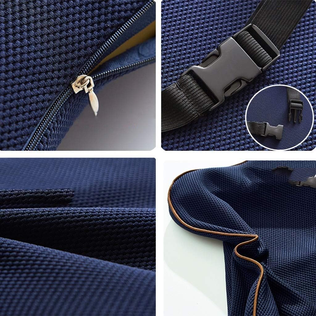 Lumbar Pillow - Lumbar Support Pillow,Memory Foam Back Cushion with Breathable for Car Seat, Ergonomic Back Pillow for Back Pain Relief(Black-JoJo's Bizarre Adventure1)