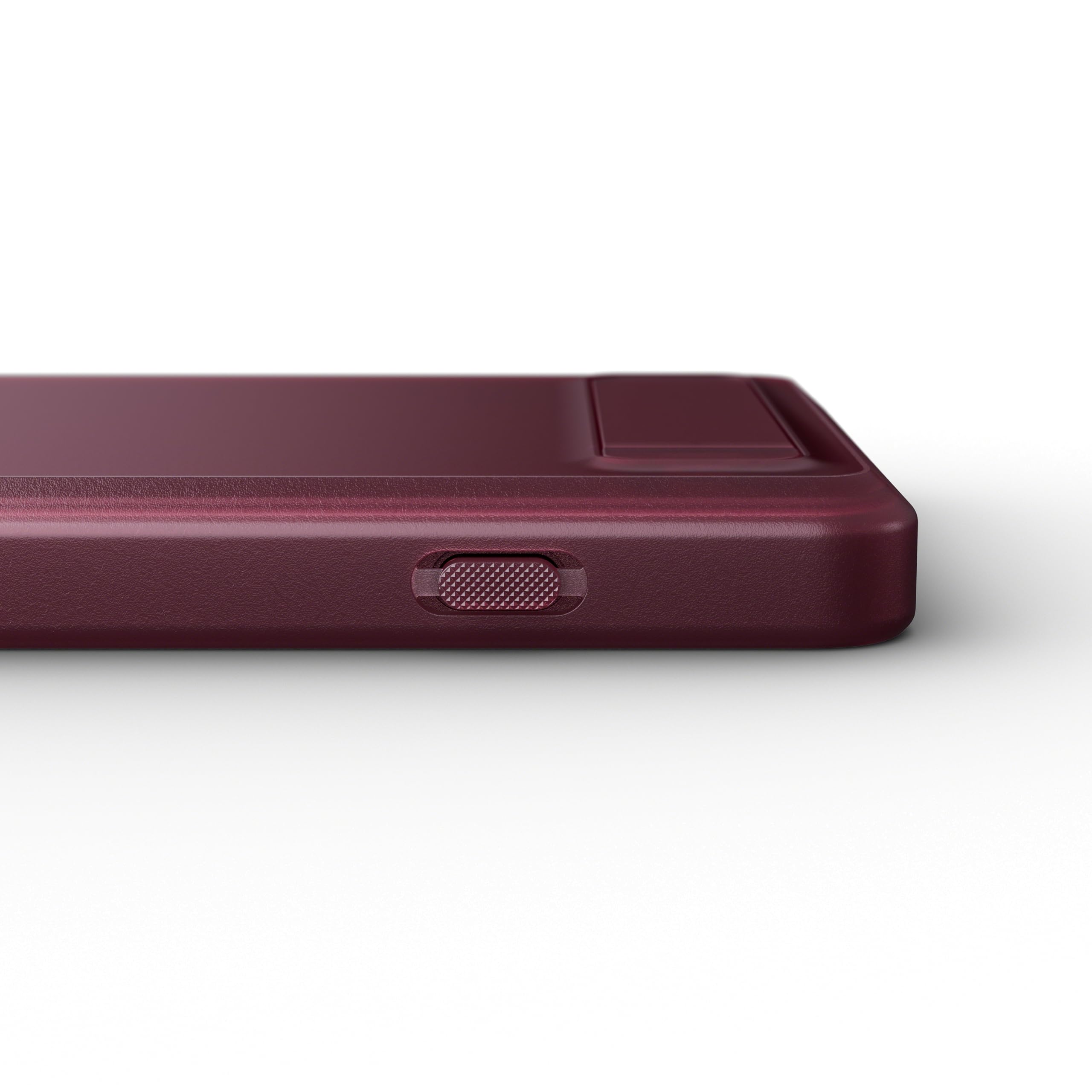 Xperia 1 VIII Handyhülle, stilvolle Hülle mit Ständer, erstklassiger Schutz, präzise Ausschnitte, schlankes Design und verbesserte Griffigkeit – Rojo Granate