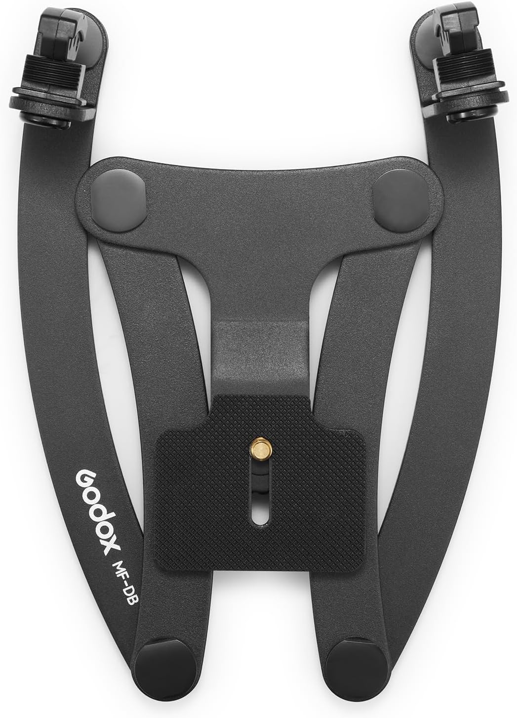 GODOX MF-DB Flexible Flash Bracket with Dual Flash Mounts Aluminum Alloy 360°Rotatable Head for Dental Photography Portrait Macro Photography Compatible with Nikon/Sony DSLR Cameras