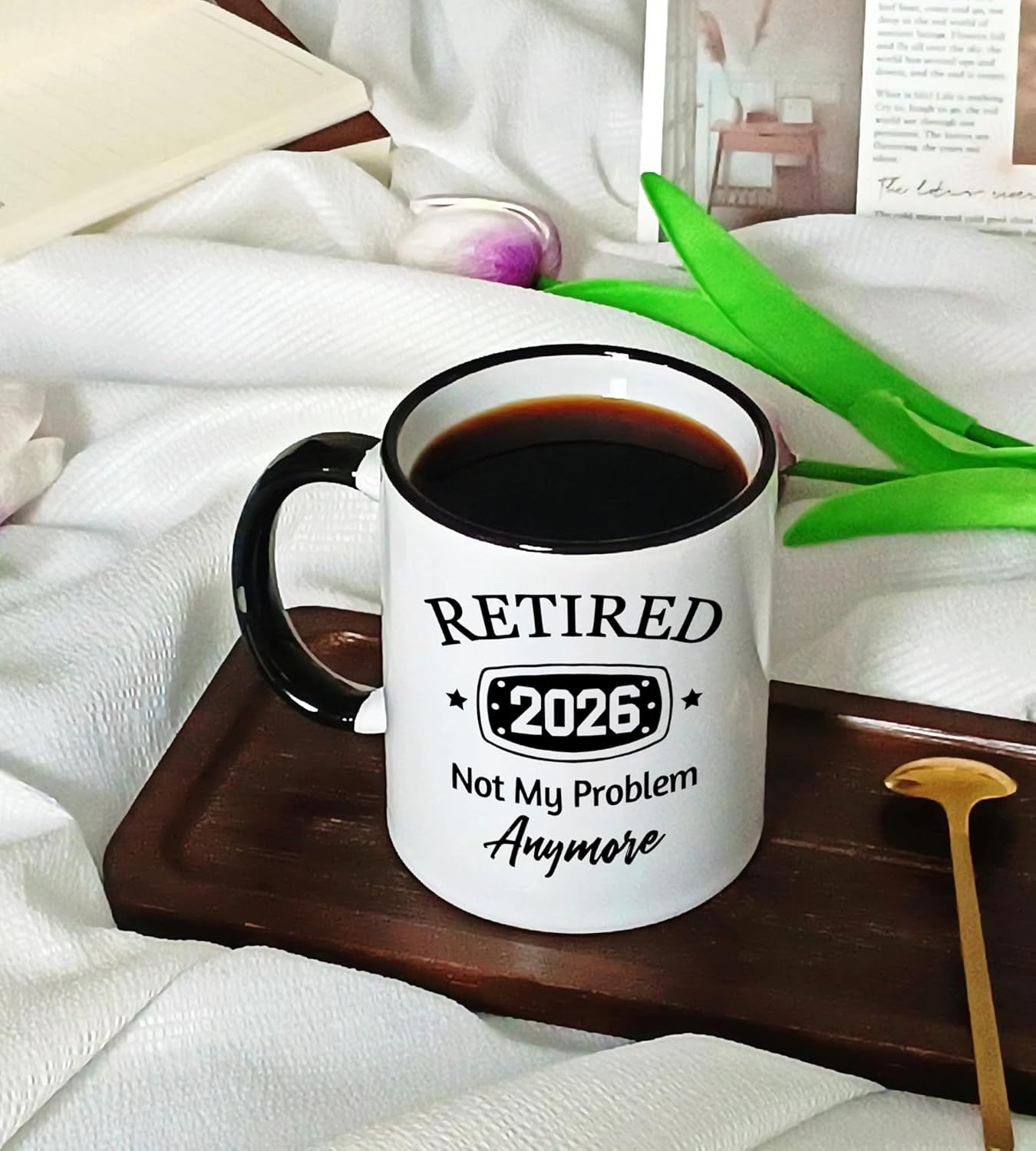 Retirement Gifts for Women Men Coffee Mug, Retired 2026 Tea Mug, Funny Happy Retirement Gifts for Grandma Grandpa Coworker Boss Friend Colleague Leader Teacher Nurse, Birthday for Retiree - Image 2