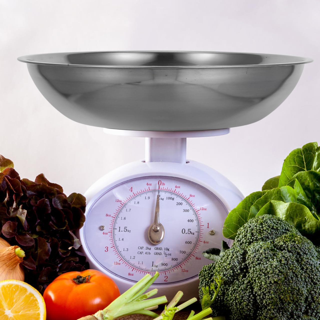 VOSAREA Stainless Steel Weighing Dish Electronic Scale Tray Food Digital Scale Pan Plate for Jewelry Lab Powder Liquid Accurate Measurement 10.07X10.07X2.08In