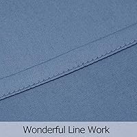 Vista 5 de Funda de almohada de algodón para niños pequeños de 14 x 20 pulgadas, sobre de algodón de fibra larga, ultra suave, transpirable, duradero, funda