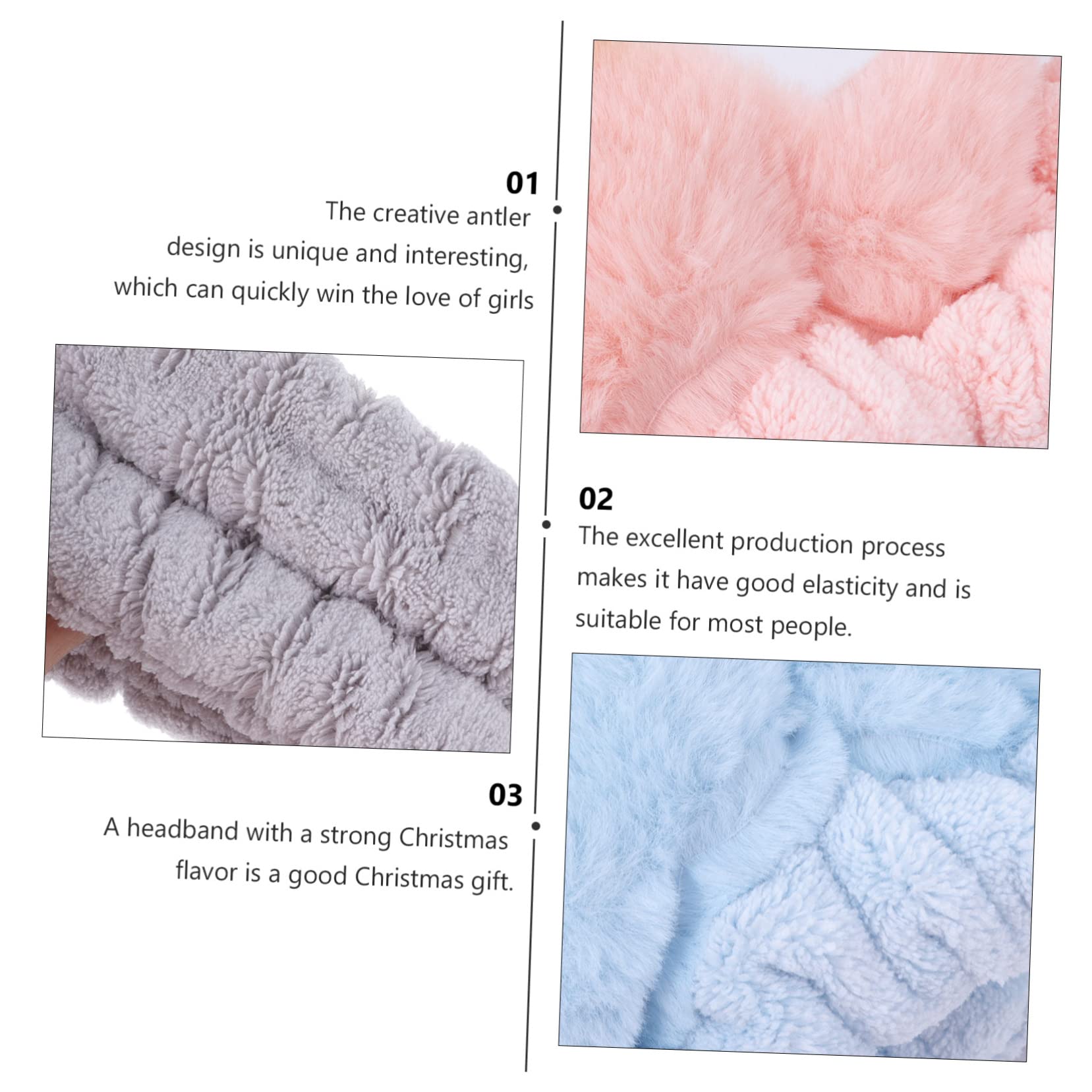 FOMIYES 9pièces Bandeaux Fleece Accessoires De Maquillage Et Spa Idéaux Pour Soins Visage Et Coiffure