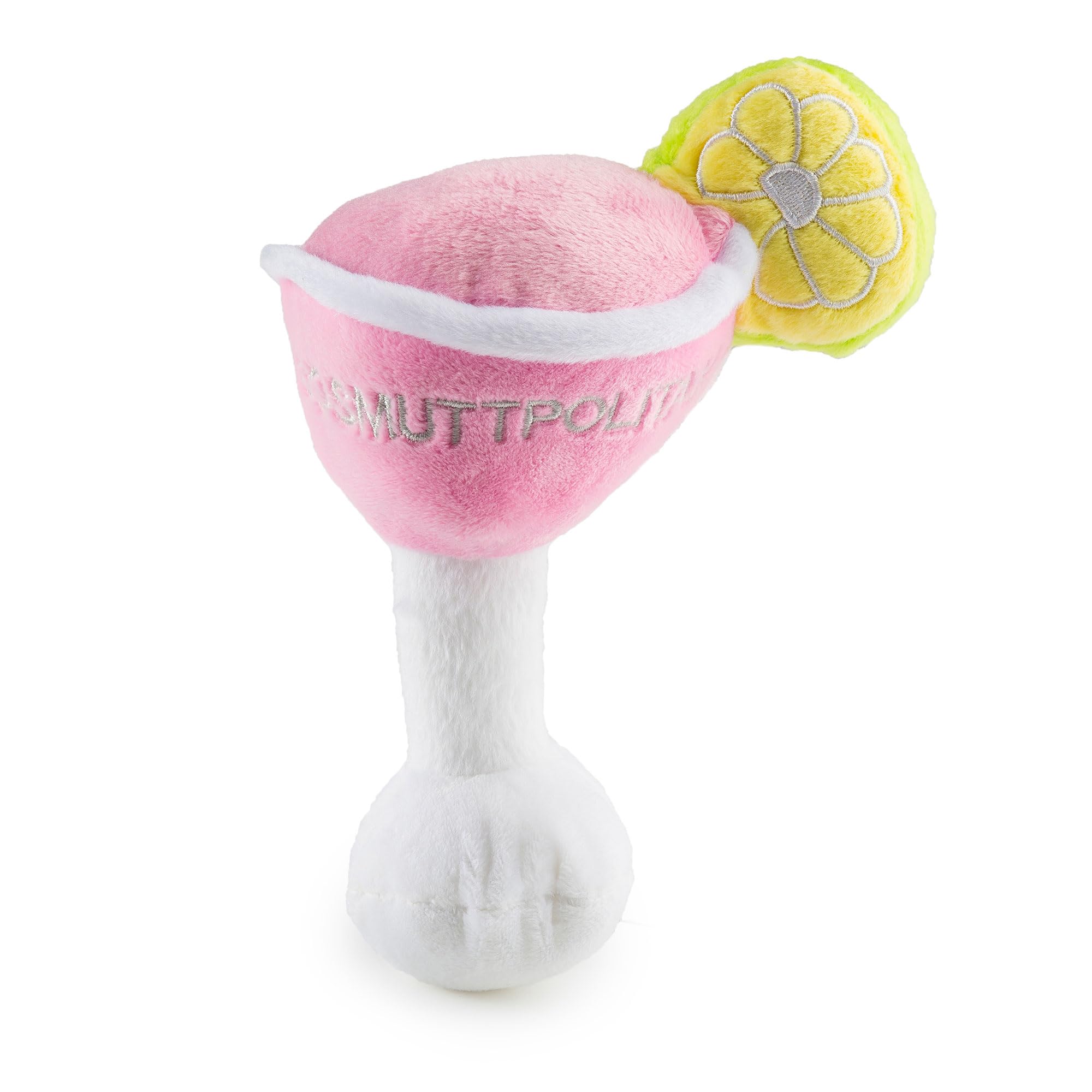 Haute Diggity Dog Cosmuttpolitan, Plush Designer Dog Toys with Interactive Squeaker, Stimulating Pet Enrichment, Machine-Washable & Safe Materials for