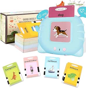 Cartes Flash Parlantes Topfree - 112 Feuilles 224 Mots - Jouet Éducatif Audio Pour Enfants 2-6 Ans