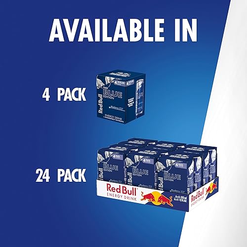 Vista 114 de Red Bull Yellow Edition - Bebida energética tropical, con 80 mg de cafeína más taurina y vitaminas B, 8.4 onzas líquidas, paquete de 24 latas