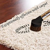 Vista 7 de Accesorio de cepillo para aspiradora de taller de 1.25" con pelo de caballo de 25 mm (2 piezas) - Cepillo redondo de polvo con cerdas suaves