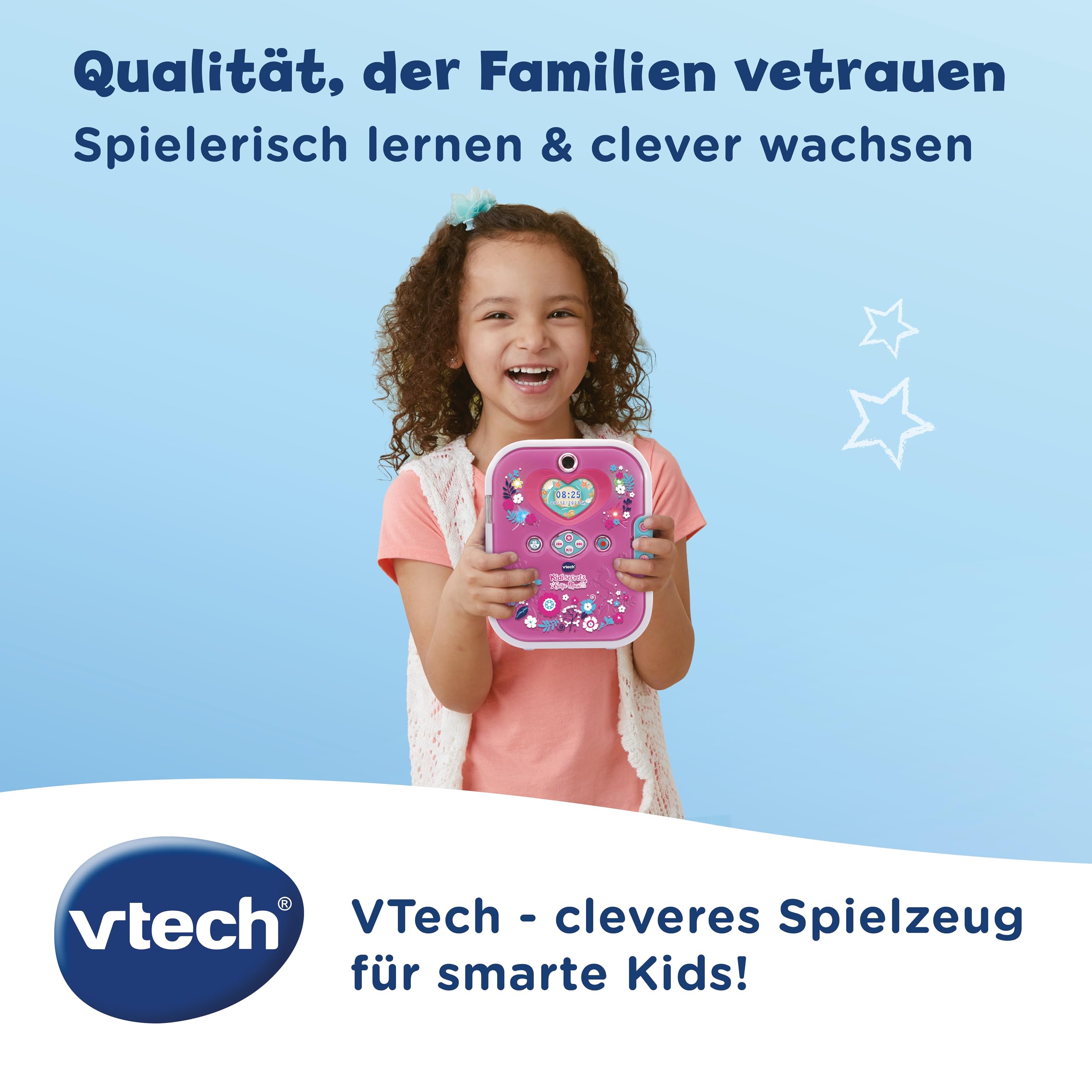 VTech Kidisecrets Selfie Music 2.0 - Kindertagebuch mit 2 Kameras