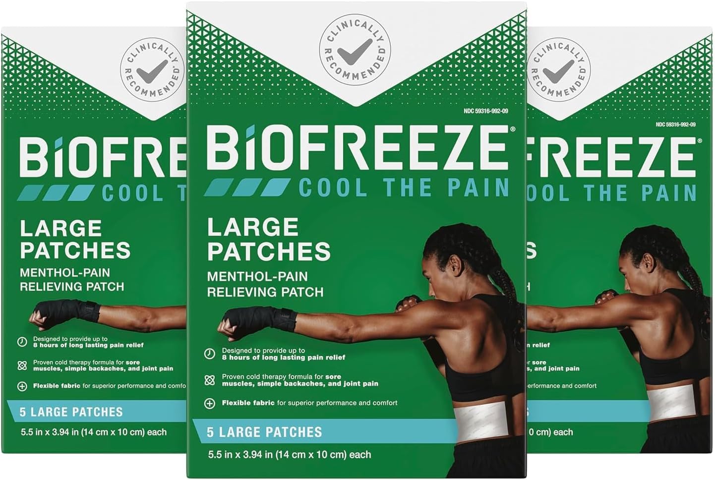 Patches Menthol Pain Relieving Patches (5 Per Box, Pack Of 3) Up To 8 Hours Of Pain Relief From Sore Muscles, Arthritis, Backaches, Spains, Bruises, Strains And Joint Pain (Package May Vary)