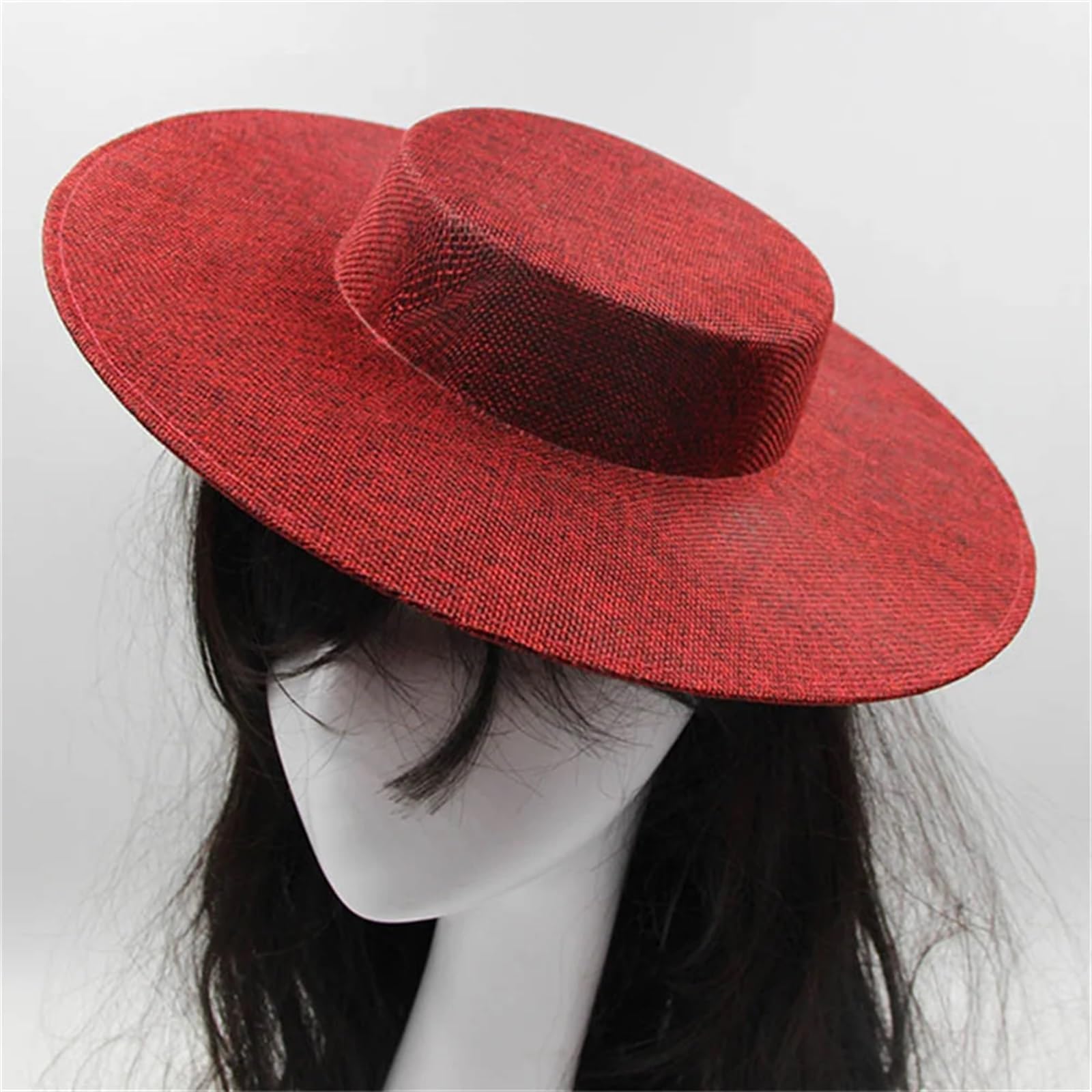 Cappello da Cerimonia Nuziale 31CM Fascinates Base Grande Cappello Forniture for Modisteria da Sposa Fai da Te Accessori for Capelli Cappello Donna Copricapo da Chiesa per Matrimonio Festa Cocktail Ba