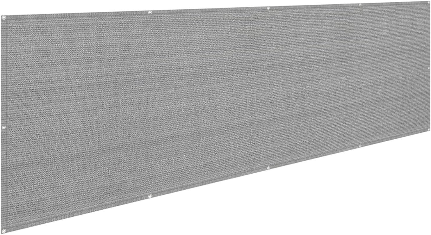 JvFbjLF Balcony Fence Garden Mesh Fencing 85% Blockage HDPE Weatherproof