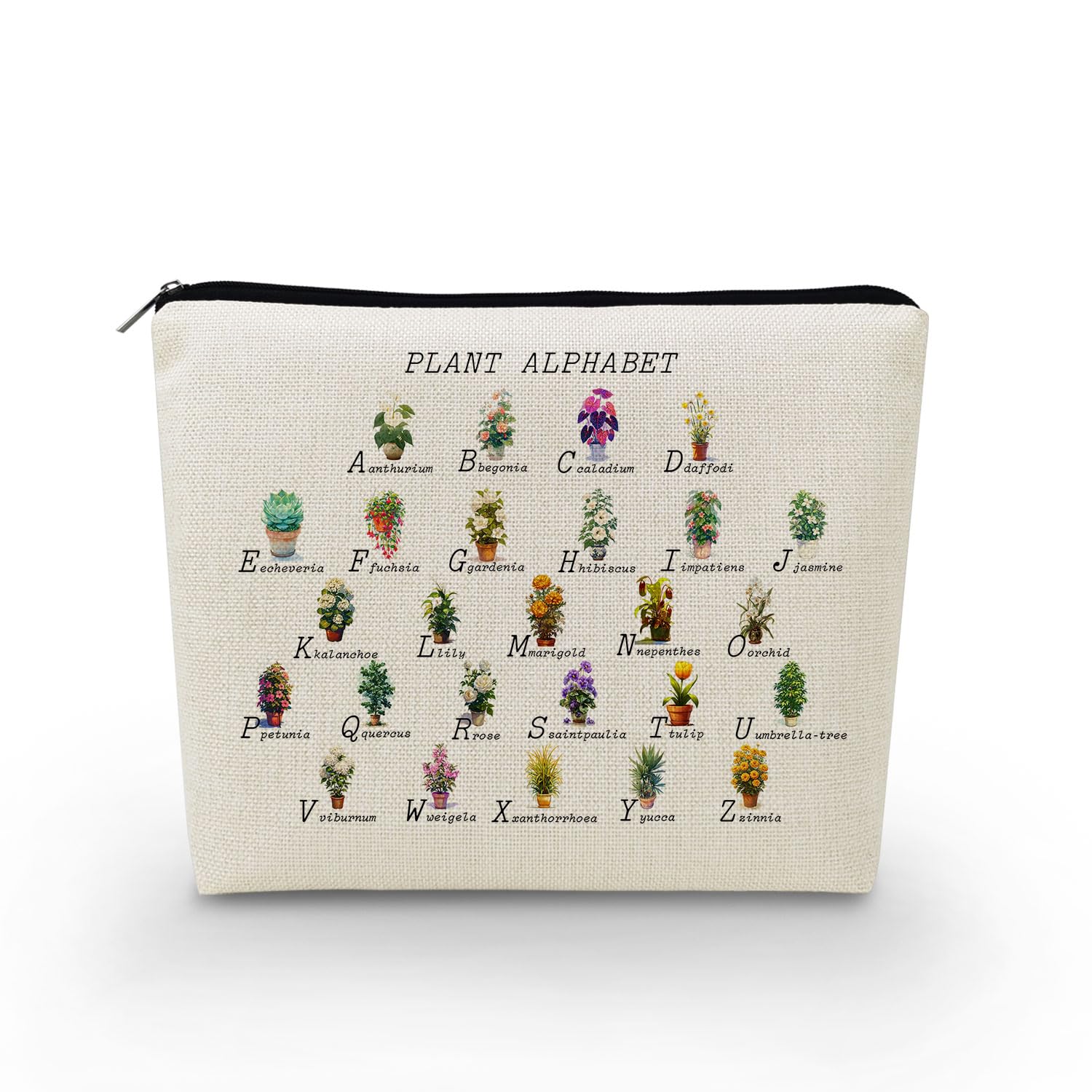 YULUENZE Make-up-Tasche Mit Reißverschluss – 22x12x4,5 Cm, Polyester, Bedruckt, Vielseitig Für Kosmetik, Basteln, Geschenk